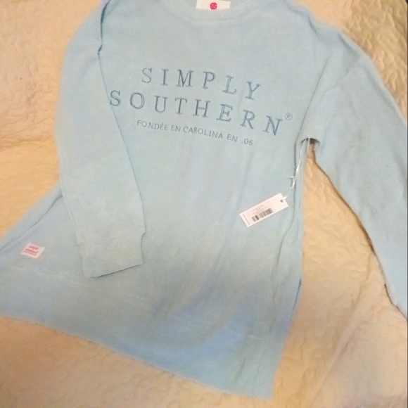 Simply Southern Terry Crew Sweatshirt - Picture 1 of 3
